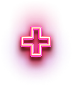 Plus Sign Neon